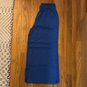 Anthropologie Somerset Linen Pull-on Pants